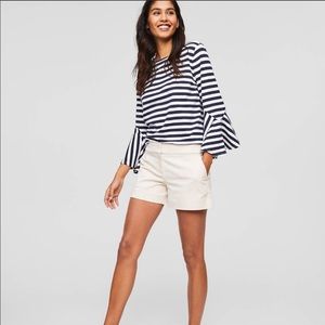 LOFT Riviera White Shorts Size 6